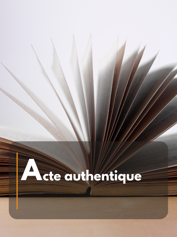 Acte authentique