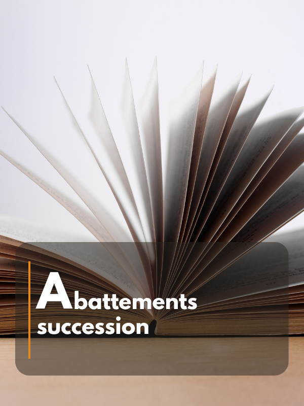 Abattements succession