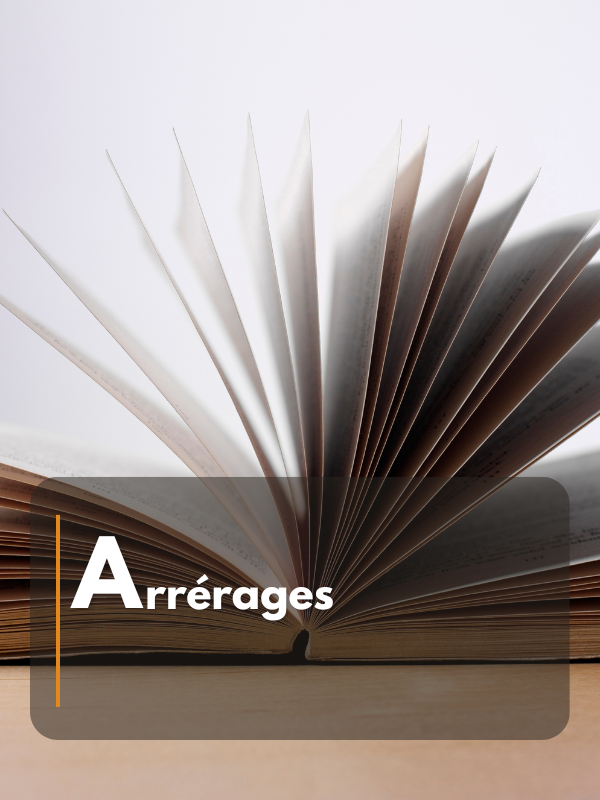 Arrérages