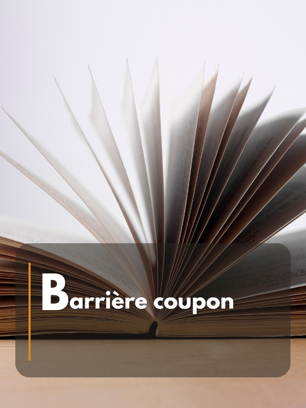 Barrière coupon